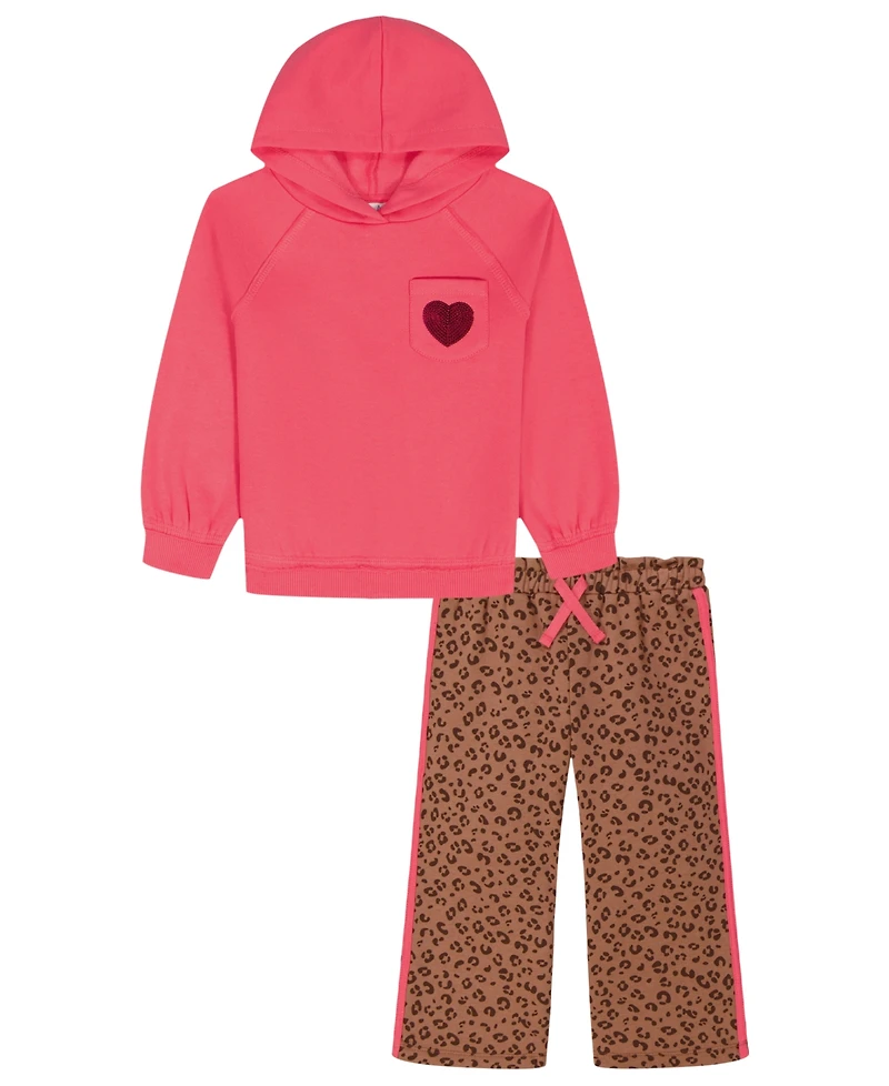 Kids Headquarters Toddler & Little Girls 4T-6X 2-Piece Hoodie and Pants Set