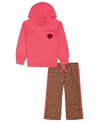 Kids Headquarters Toddler & Little Girls 4T-6X 2-Piece Hoodie and Pants Set