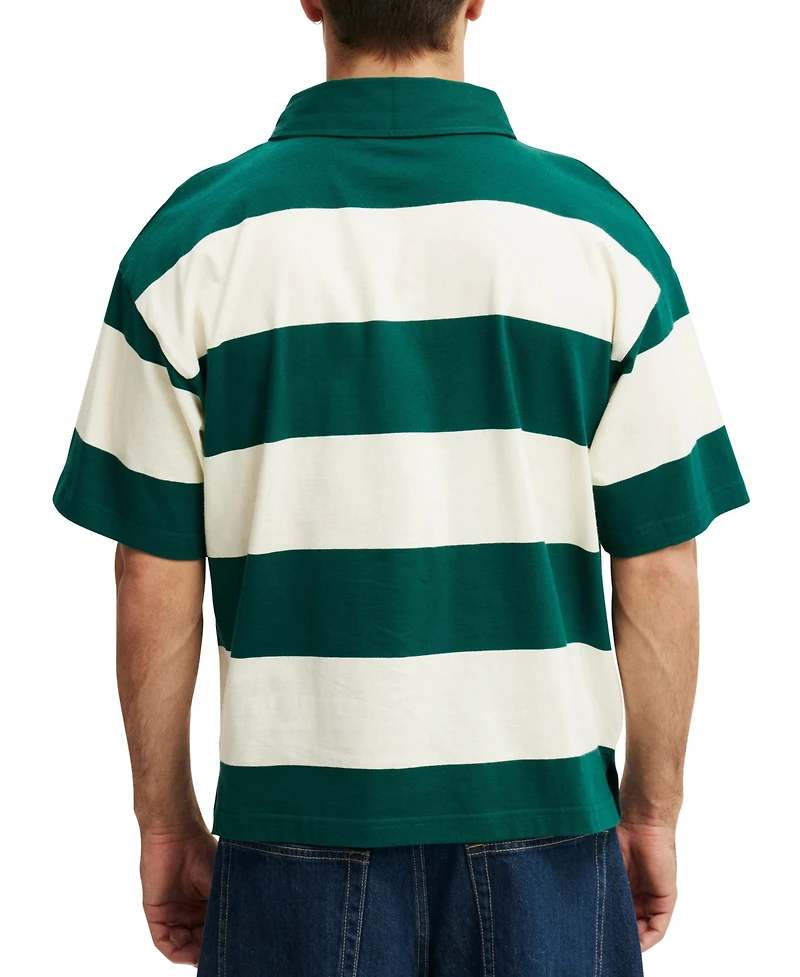 Cotton On Men's Cropped fit Short sleeve Polo Shirt