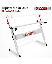 5 Core Keyboard Stand Z Style Height Adjustable Sturdy Piano Riser Lift Holder Stands