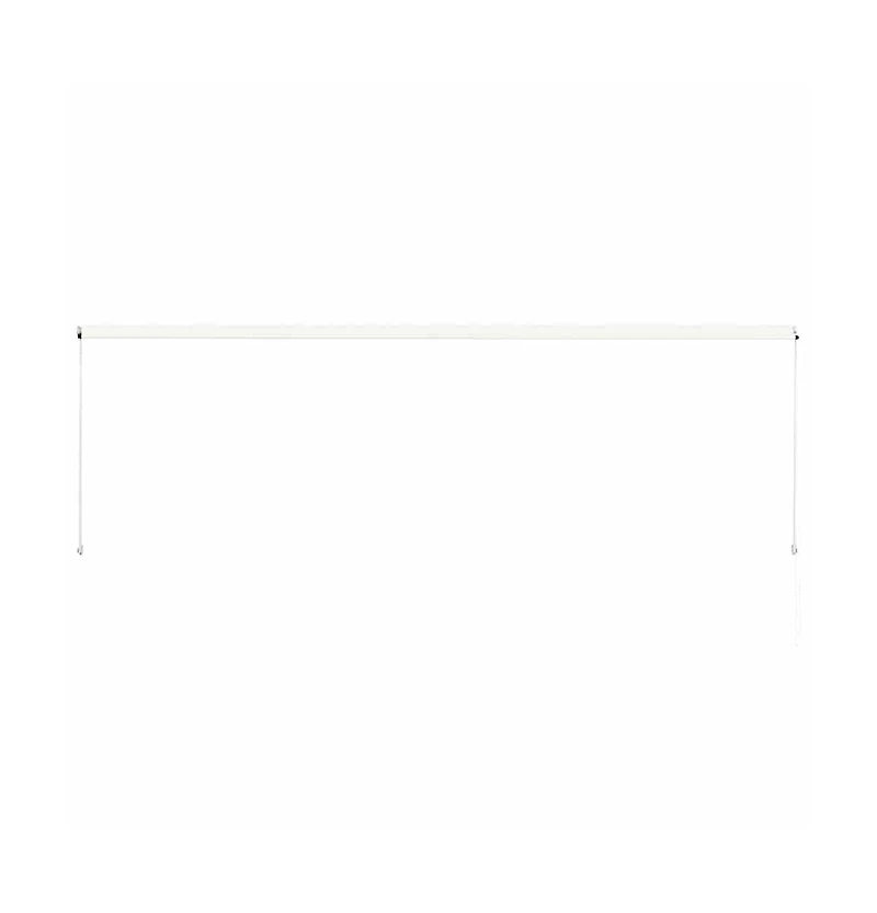 vidaXL Awning Cream Steel frame and 100% polyester fabric with Pa coating