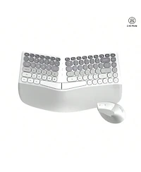 Ergonomic 2.4Ghz Wireless Keyboard Mouse Combo