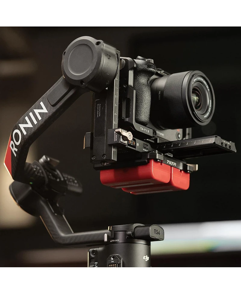 Tilta Battery Plate to Dji Rs 4 Power Pass-Through Plate Kit for V Mount