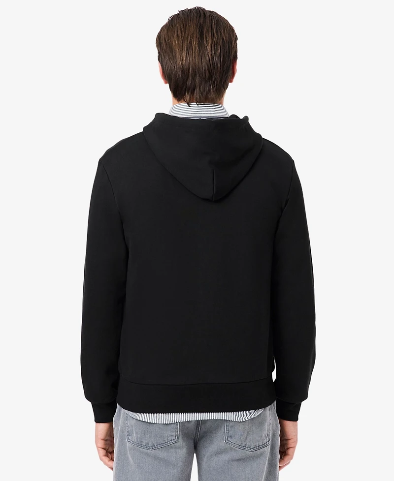 Lacoste Men's Zip-Up Fleece Hoodie