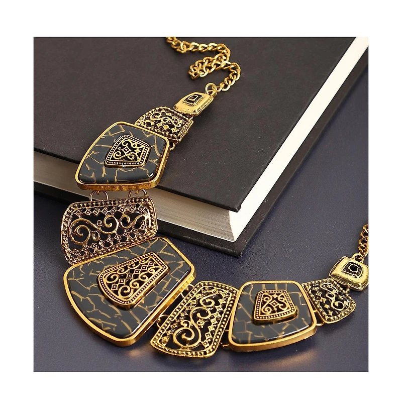 Sohi Gold-Plated Stone Necklace