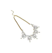Sohi Chunky Crystal Statement Necklace