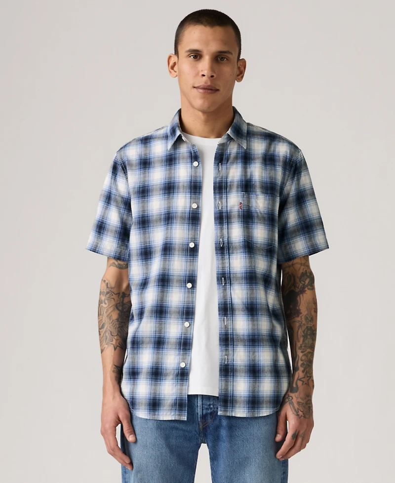 Levi's Men's Classic 1 Pocket Short Sleeve Regular Fit Shirt