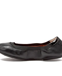 Lands' End Women's Comfort Slip On Leather Ballet Flats