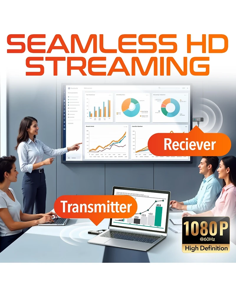 Delton E2 Wireless Hdmi Transmitter and Receiver