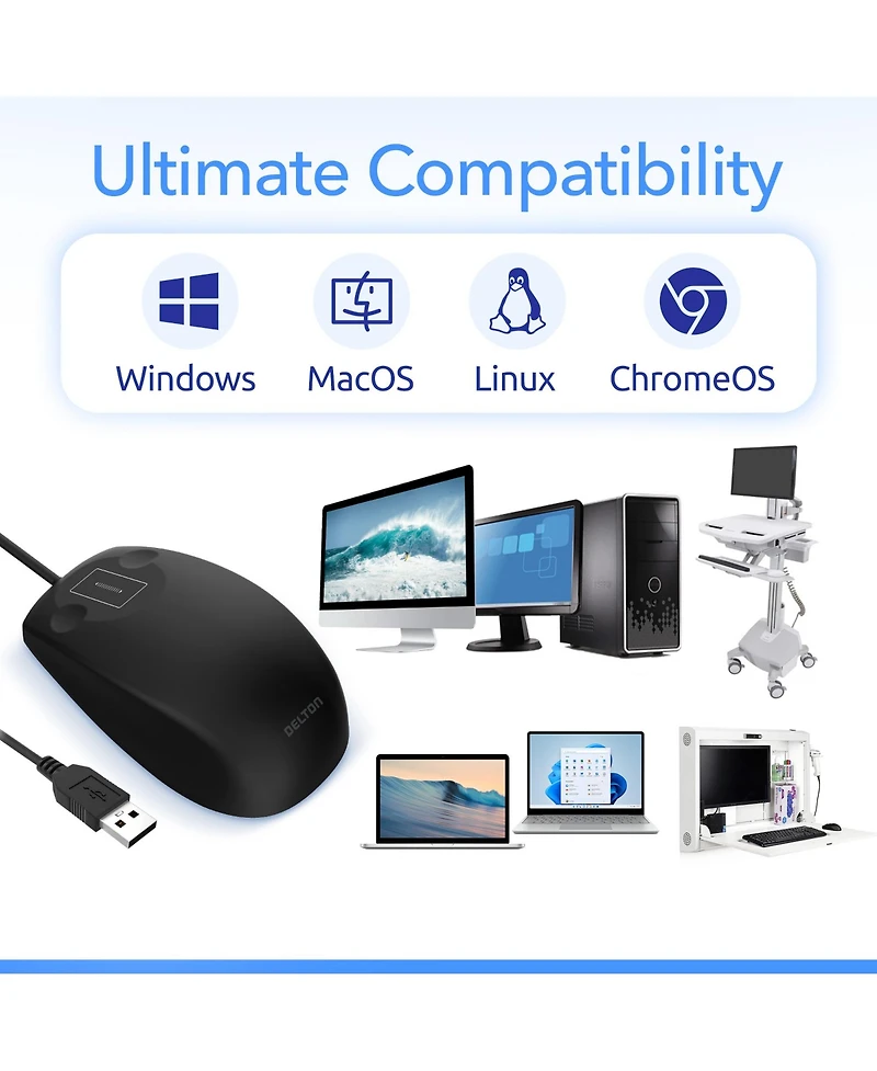 Delton M41 Waterproof IP68 Computer Mouse