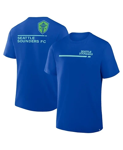 Fanatics Men's Blue Seattle Sounders Fc Corner Kick Legacy T-Shirt