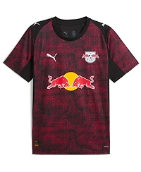 Puma Men's Black Rb Leipzig 2025/26 Away Replica Jersey