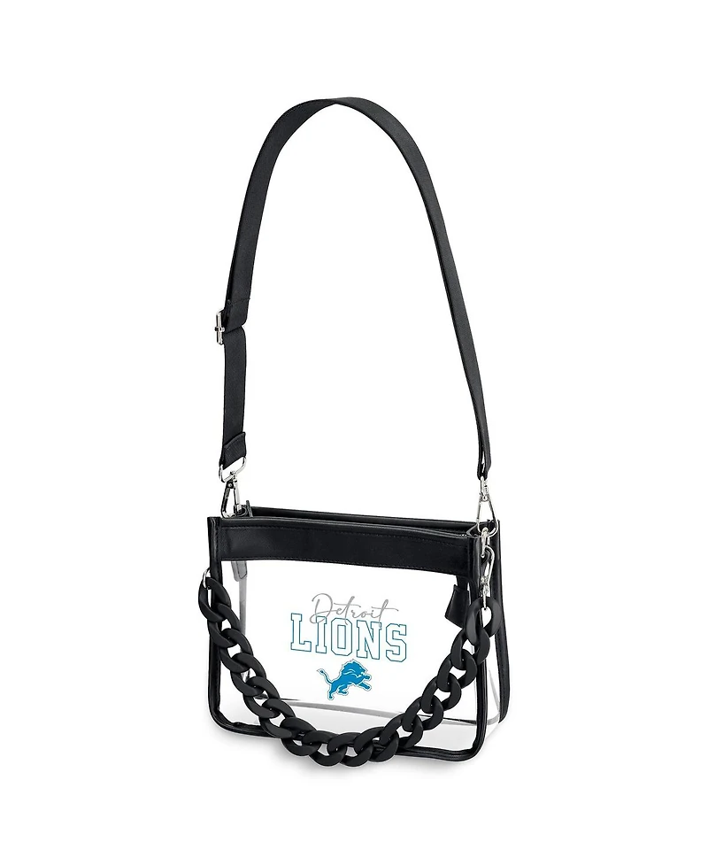 Wear by Erin Andrews Detroit Lions Plastic Chain Mini Crossbody