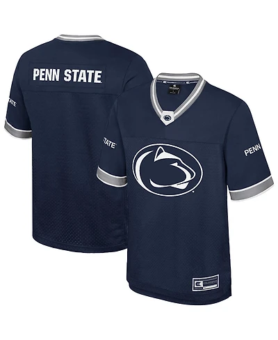 Colosseum Men's Navy Penn State Nittany Lions Nothing But The Hits Football Jersey