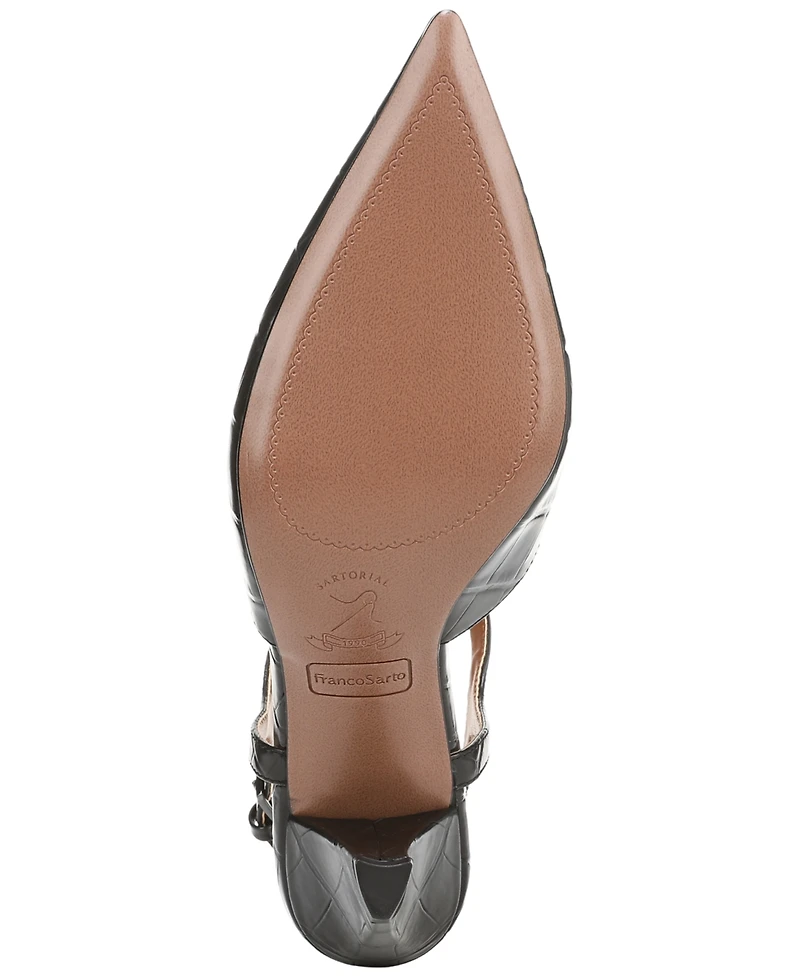Franco Sarto Women's Ovett Pointed Toe Strappy Shoes