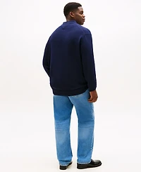 Tommy Hilfiger Men's Big and Tall Long Sleeve Polo Sweater