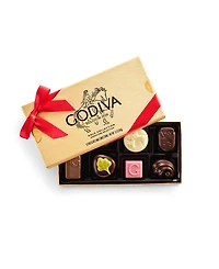 Godiva Assorted Chocolate Gift Box with Red Ribbon, 8 Pieces
