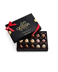 Godiva Signature Truffles Assorted Chocolate Gift Box with Red Ribbon