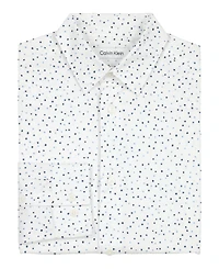 Calvin Klein Husky Boys 8-20 Long Sleeve Dapple Print Dress Shirt