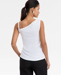 I.n.c. International Concepts Women's Asymmetric Sleeveless Top, Macy's Exclusive