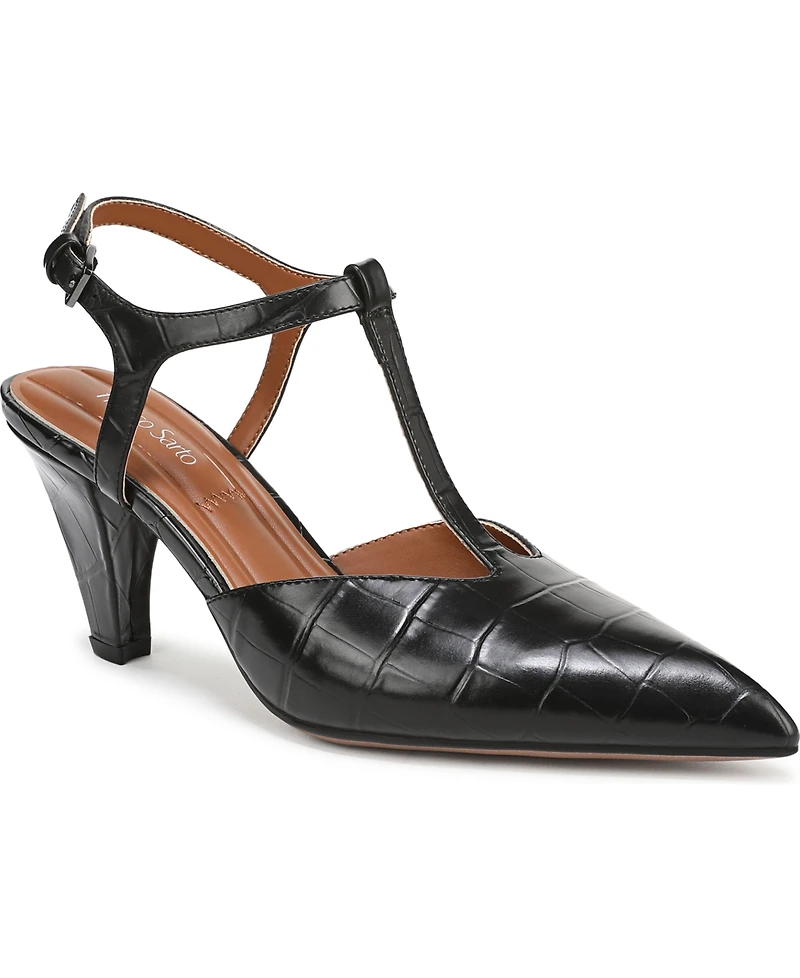 Franco Sarto Women's Ovett Pointed Toe Strappy Shoes