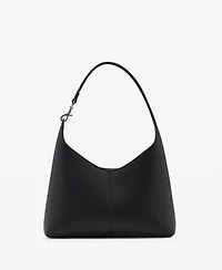 Mango Women's Metallic Detail Shopper Bag