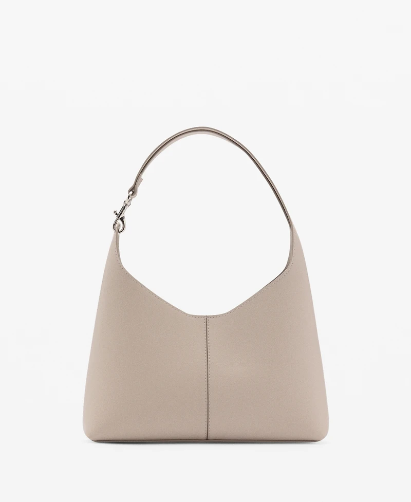 Mango Women's Metallic Detail Shopper Bag