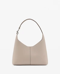 Mango Women's Metallic Detail Shopper Bag