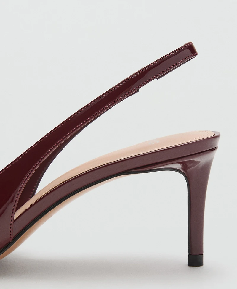 Mango Women's Patent Heeled Shoes