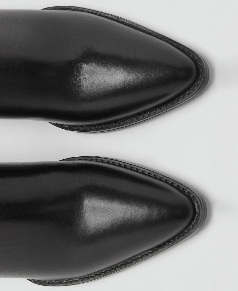 Mango Women's Heel Leather Boots