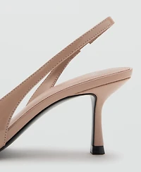 Mango Women's Patent Heeled Shoes