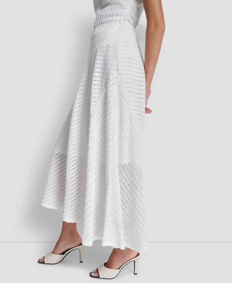 Dkny Women's Textured A-Line Pull-On Skirt