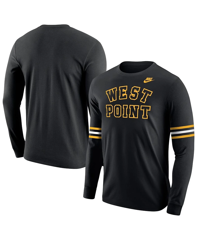 Nike Men's Black Army Knights West Point Classic Collection Long Sleeve T-Shirt