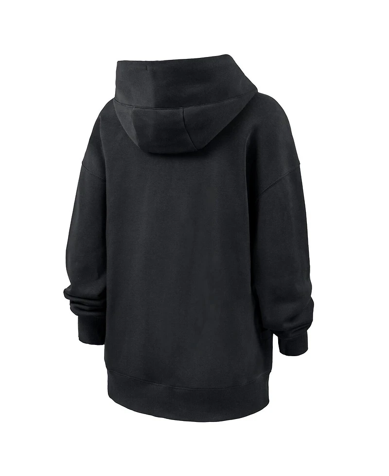 Nike Women's Black LA28 Summer Olympics Phoenix Fleece Full-Zip Hoodie