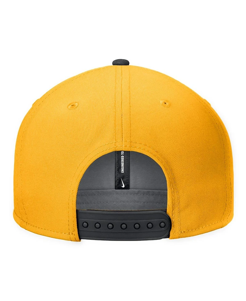 Nike Men's Gold Missouri Tigers Vintage Script Pro Dri-fit Snapback Hat