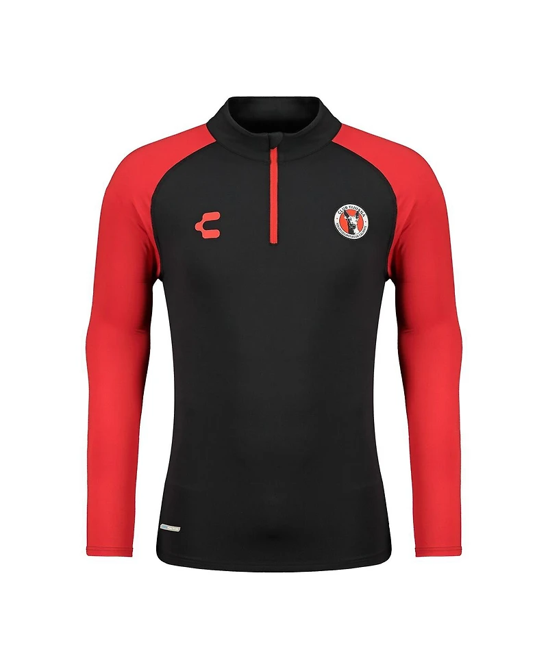 Charly Men's Black Club Tijuana 2024/25 Quarter-Zip Pullover Sweatshirt
