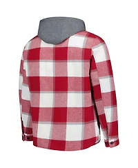 Starter Men's Red/White St. Louis Cardinals Sherpa Full-Zip Hoodie Jacket