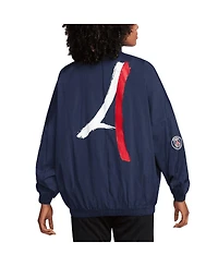 Nike Women's Navy Paris Saint-Germain Essential Windrunner Full-Zip Jacket