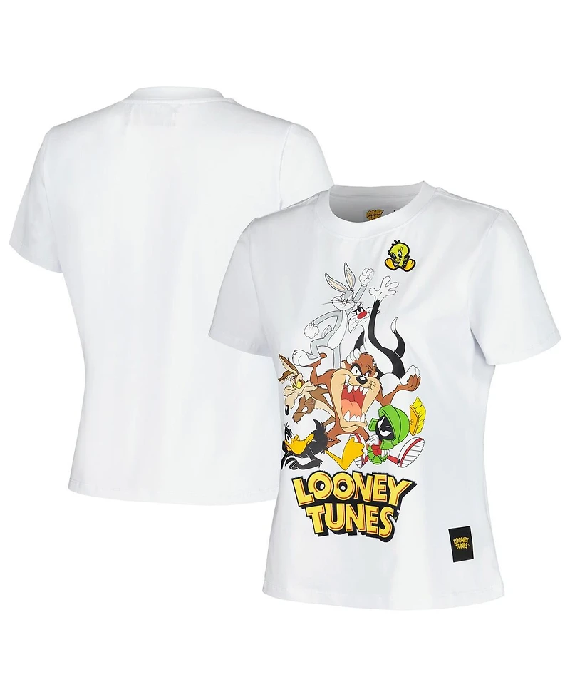 Freeze Max Women's White Looney Tunes Gang T-Shirt
