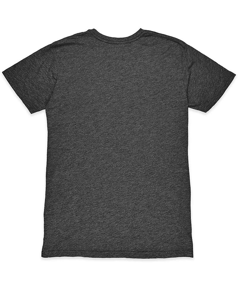 1863FC Men's Heather Black Detroit City Fc Mono Crest Twisted Tri-Blend Slub T-Shirt