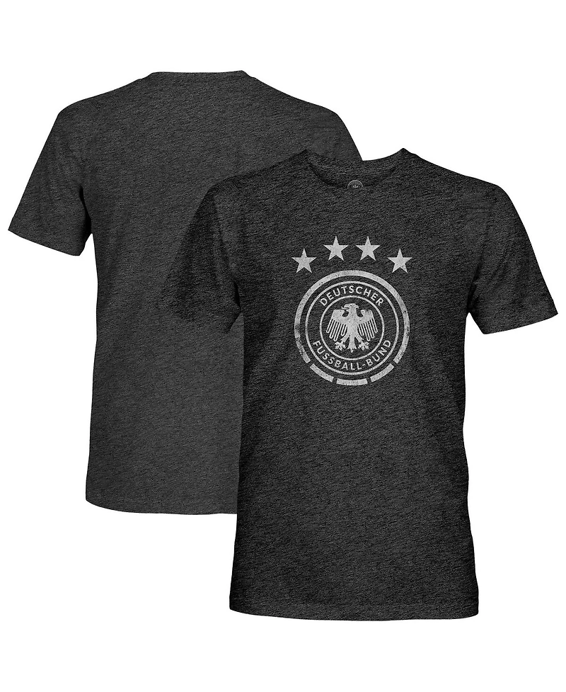 1863FC Men's Heather Germany National Team Mono Badge Vintage Tri-Blend T-Shirt