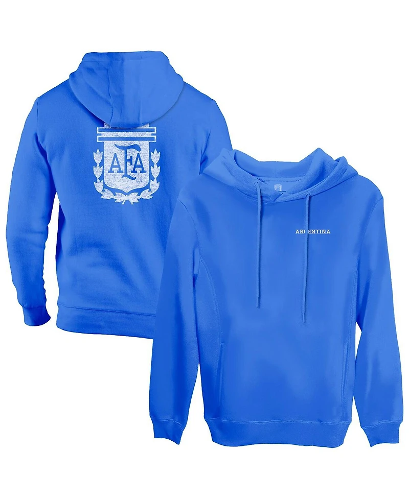 1863FC Men's Blue Argentina National Team Wordmark Fleece Pullover Hoodie
