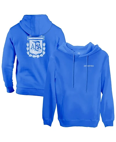 1863FC Men's Blue Argentina National Team Wordmark Fleece Pullover Hoodie