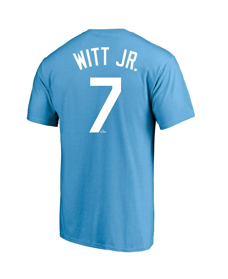 Fanatics Men's Bobby Witt Jr. Royal Kansas City Royals Big Tall Name Number T-Shirt