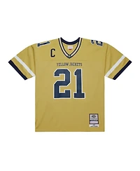 Mitchell & Ness Men's Calvin Johnson Gold Georgia Tech Yellow Jackets 2006 Big Tall Legacy Jersey
