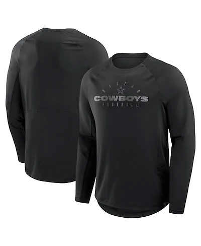 Fanatics Men's Black Dallas Cowboys Big Tall Coverage Scheme Long Sleeve T-Shirt