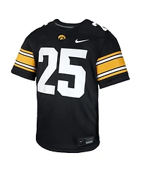 Nike Big Boys and Girls 25 Black Iowa Hawkeyes Untouchable Replica Game Jersey
