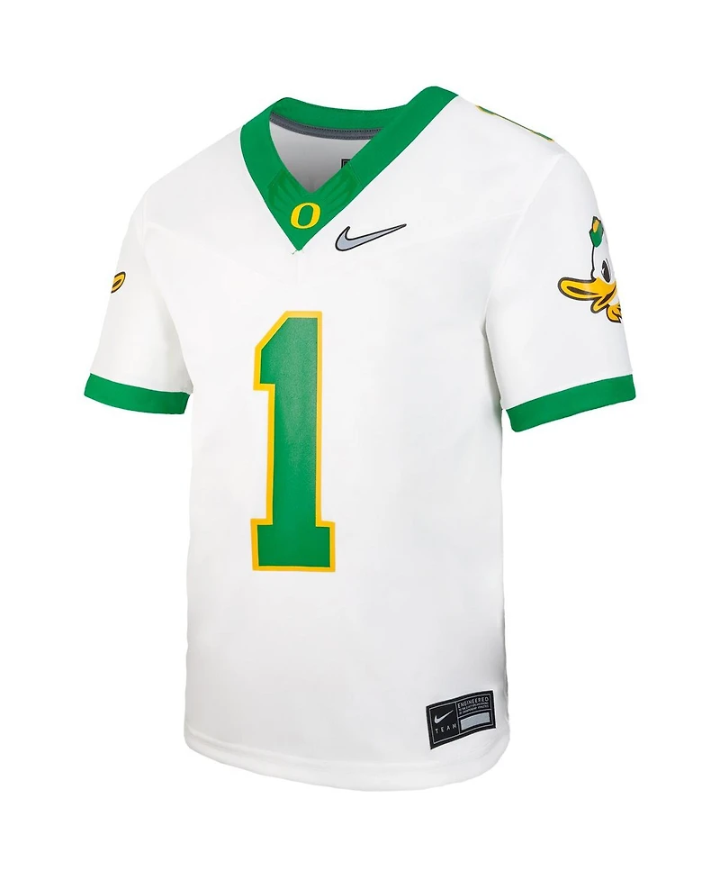 Nike Big Boys and Girls White Oregon Ducks Vapor Fusion Jersey