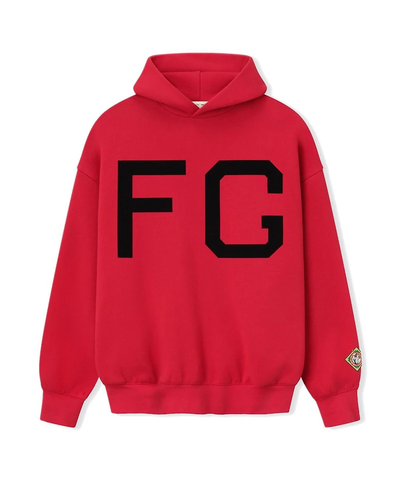 Fear of God Men's Red Kansas City Monarchs Negro Leagues Baseball Museum Fleece Pullover Hoodie