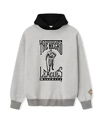 Fear of God Men's Heather Gray/Black Negro Leagues Baseball Museum Fleece Pullover Hoodie